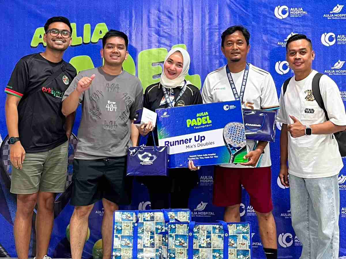 Sengit di Final, Bank Riau Kepri Syariah Sabet Runner Up Aulia Padel Tournament 2026 di Pekanbaru