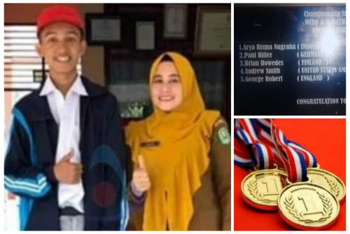 Arya Bisma Nugraha, Siswa MAN IC Tualang Juara Dunia Geo Math Competition di Finlandia