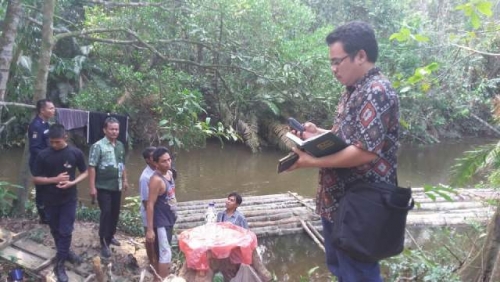 Rambah Hutan Konservasi RAPP, Tiga Orang Diamankan Polres Kuansing