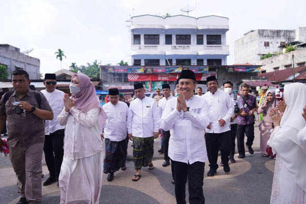 431 Ponpes se-Riau Gelar Pawai di Indragiri Hulu