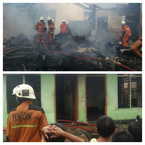 Sijago Merah Hanguskan Beberapa Rumah Warga di Rumbai, 7 Unit Damkar Dikerahkan