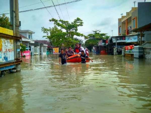 Evaluasi BMKG Pusat, Potensi Banjir Masih Tinggi di Riau, Warga Diminta Waspada