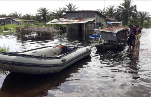 602 KK di Kecamatan Pangkalan Kerinci Terdampak Banjir