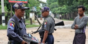 GoRiau Polisi Myanmar Tembak Demonstran di Rakhine, 7 Orang Tewas
