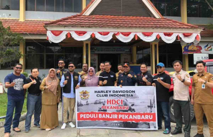 GoRiau HDCI Pekanbaru Salurkan Bantuan untuk Warga Rumbai Terdampak Banjir