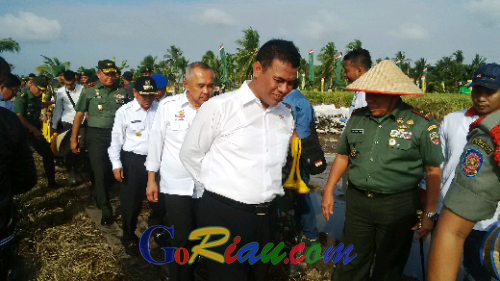 Janjikan Bantuan Mekanisasi, Menteri Pertanian Minta Pelalawan Siapkan Areal 50 Ribu Hektare