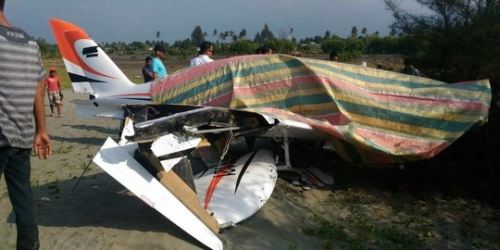 Pesawat yang Dipiloti Gubernur Aceh Rusak di Udara, Kedua Sayap Patah Saat Mendarat Darurat