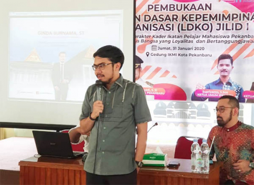 Di LDKO, Ini Pesan Wakil Ketua DPRD Pekanbaru Ginda untuk Pemuda Pekanbaru