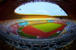 GoRiau Lari-lari Sore di Komplek Stadion Utama Riau
