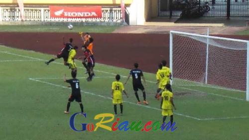 Laga Pembuka Piala Gubri 2017, PS Pelalawan Ditahan Imbang 0-0 Lawan PS Inhu