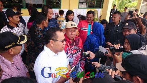 Prabowo-Sandi Unggul di TPS Bupati Kepulauan Meranti Nyoblos