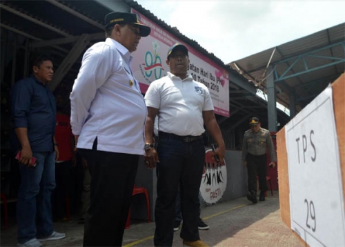Wakil Gubernur Riau Tinjau Pelaksanaan Pemilu di Rutan Dumai