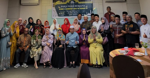 Silaturahmi Sekaligus Buka Puasa, IAA FE UIR Nyatakan Siap Kerjasama Majukan FEB