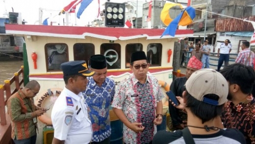 Setelah 5 Hari Perjalanan Laut, Kapal Hibah Banawa Nusantara 3 Tiba di Selatpanjang