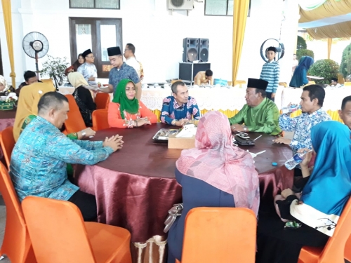 Hari Kedua, Syamsuar - Edy Nasution Berlebaran ke Sejumlah Pejabat Forkompinda Riau