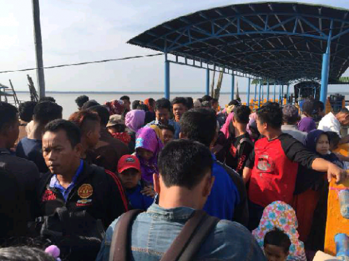 Arus Balik Mulai Terlihat di Pelabuhan Penyalai Kuala Kampar