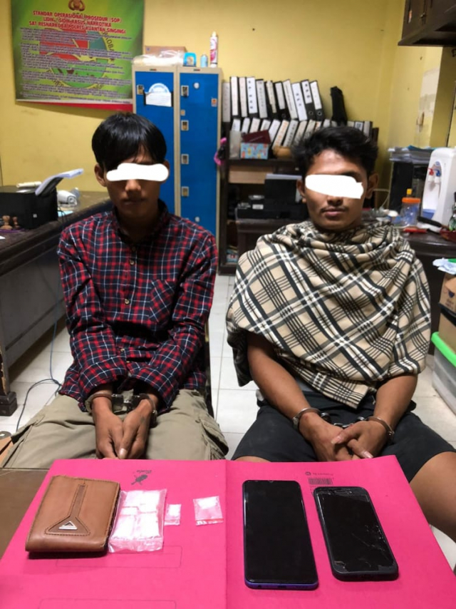 Edarkan Sabu-sabu, Dua Pemuda di Kuansing Ditangkap Polisi