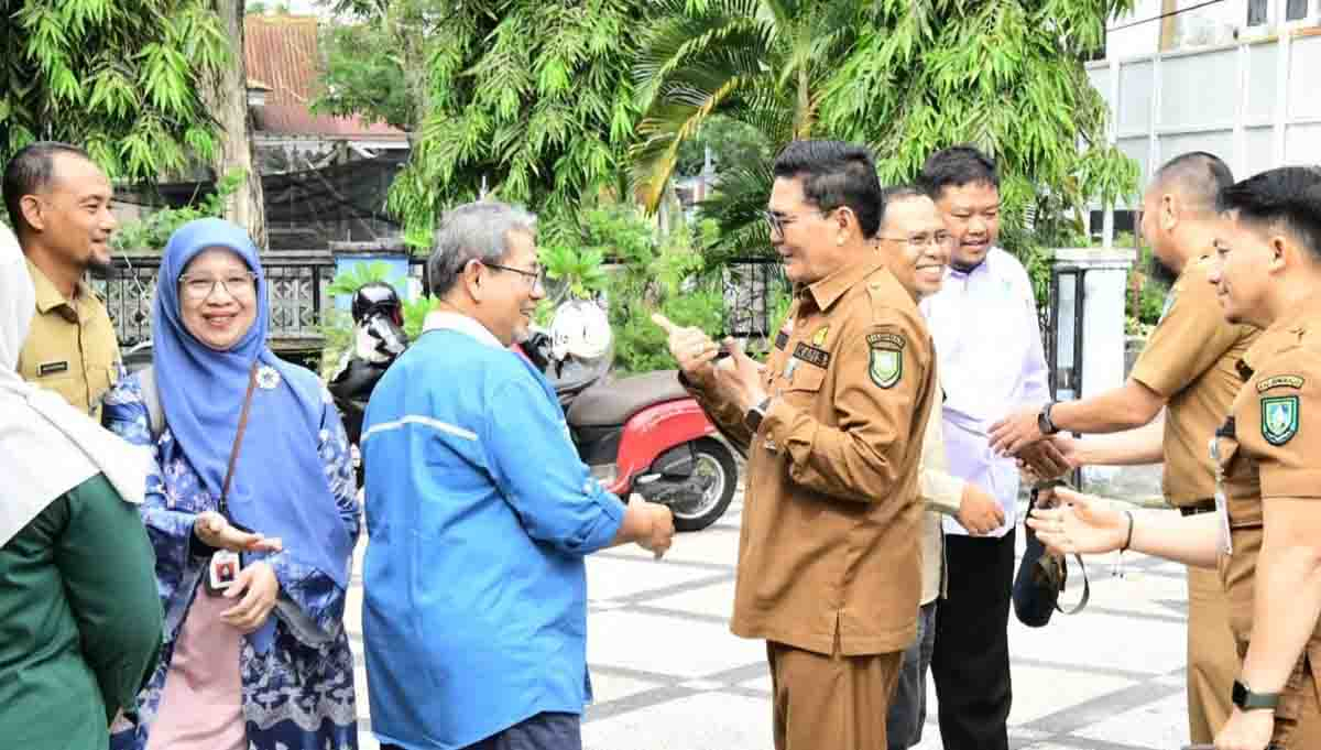 Diskominfotik Sambut Baik Tawaran Unri Jajaki Kerjasama Wujudkan Desa Cantik di Bengkalis