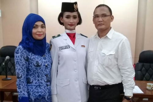 Angela Wakili Kampar Menjadi Paskibra Provinsi Riau, Dua Temannya ke Tingkat Nasional
