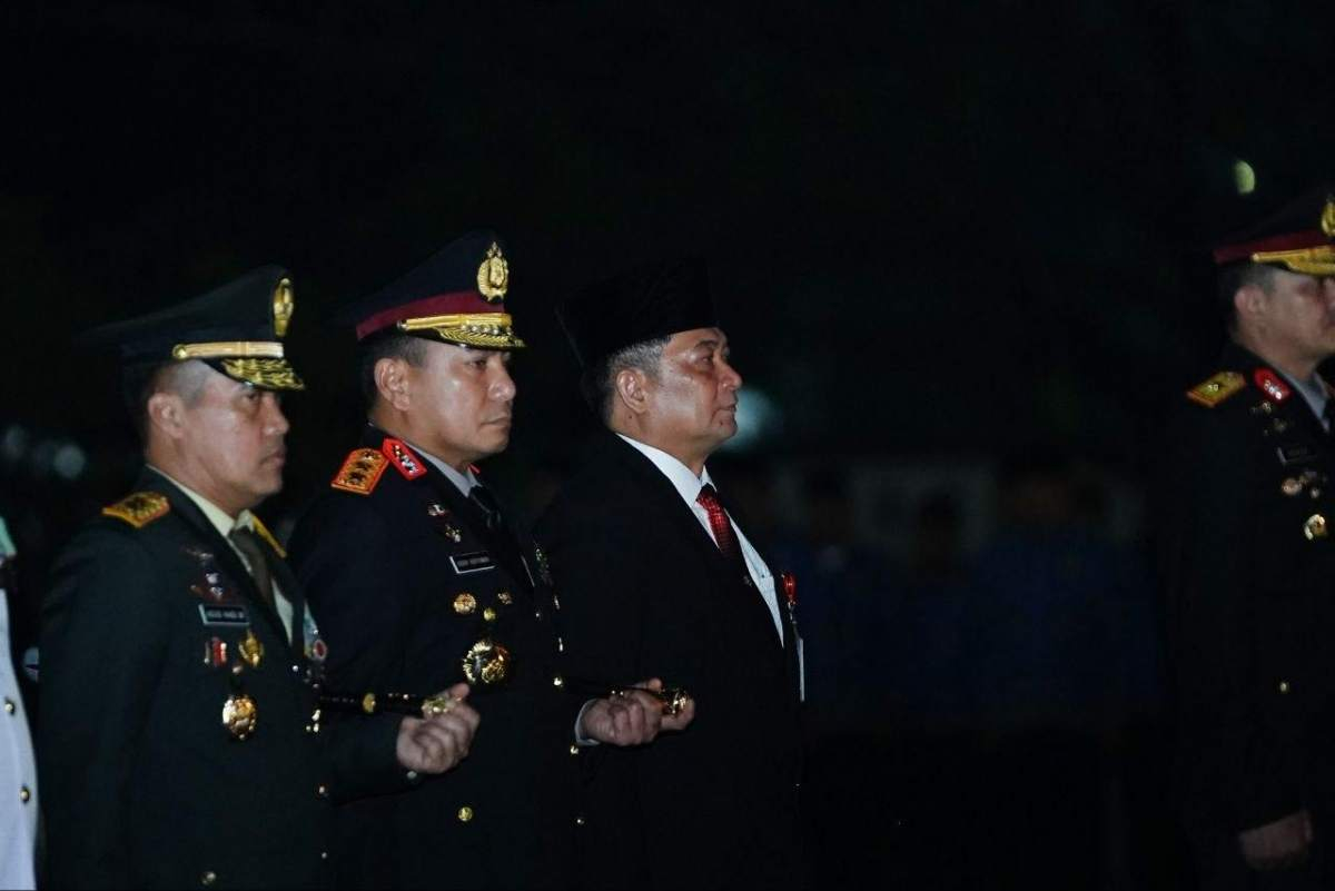 Hadiri Apel Kehormatan di TMP Kusuma Dharma, Ini Pesan Sekdaprov Riau