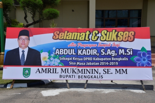 Besok Siang, Abdul Kadir Dilantik Jadi Ketua DPRD Bengkalis