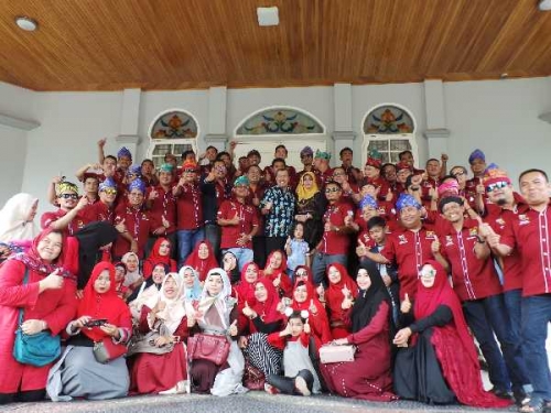 Sebelum Meninggalkan Kota Istana, Rombongan PSF Riau Diundang ke Kediaman Bupati Siak