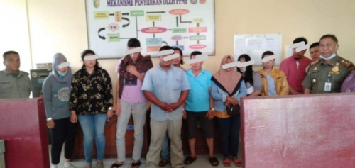Ngamar Siang Bolong, 10 Pasangan Muda-mudi Diamankan Satpol PP Kuansing