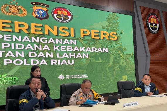 Ribuan Hektare Lahan Hangus Terbakar, Polda Riau Tetapkan 61 Tersangka Karhutla
