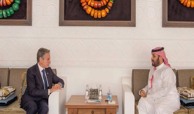 Menlu AS Harus Menunggu Semalaman untuk Bertemu Putra Mahkota Arab Saudi