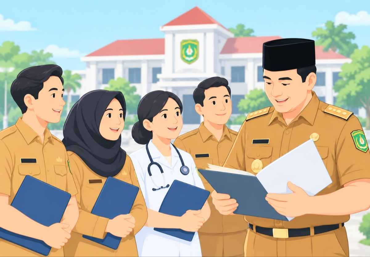 Ribuan PPPK Paruh Waktu Meranti Tetap Bekerja, Puluhan Lainnya Tak Masuk Daftar