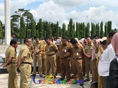 Wagubri Kumpulkan ASN dan THL Pemprov Riau yang tak Apel Tadi Pagi di Lapangan, Edy Nasution: Diduga Takut Dites Urine