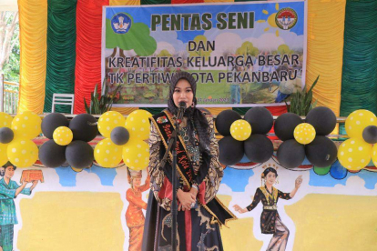 GoRiau Bunda PAUD Minta Kreativitas Anak TK Pertiwi Terus Ditingkatkan