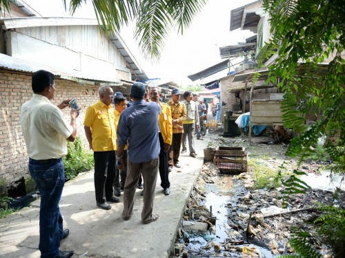 Pedagang Minta Cagub Nomor Empat Atasi Banjir Pasar Jaya Pura Siak