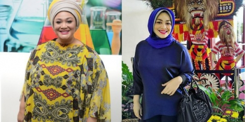 Sukses Susutkan Tubuh 80 Kilogram, Dewi Hughes Makin Cantik dengan Gaya Hijab Berbeda