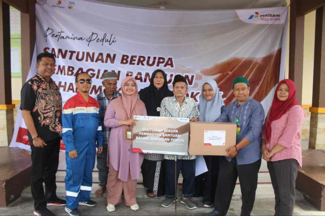 Adri Semringah Terima Bantuan Paket Sembako dari PHR Jelang Ramadhan