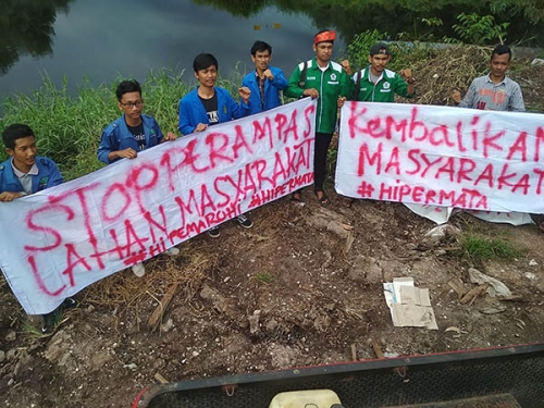Garap Hutan Ribuan Hektar, Mahasiswa Rohil Adukan PT Pandawa Lima ke DPRD Riau