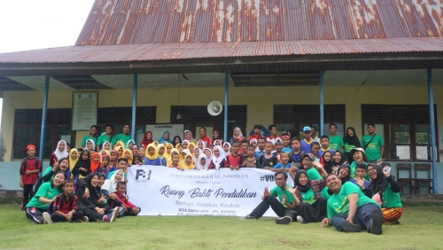 FBII Riau Chapter Berbagi Ilmu hingga ke Desa Bakau Aceh Inhil