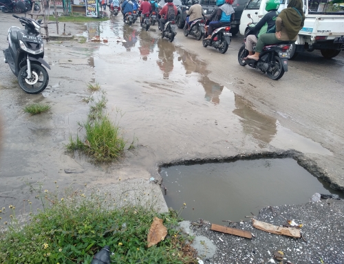 Kota Pekanbaru Rawan Banjir, Indra Pomi: Banyak Drainase yang Tersumbat