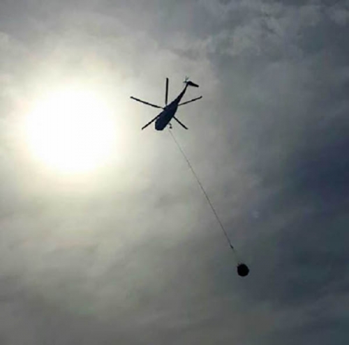 61 Titik Panas Muncul di Riau, 5 Helikopter Diterbangkan Lakukan Operasi Bom Air