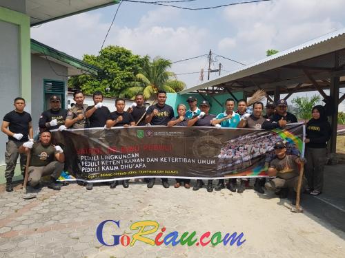 Satpol PP Riau Peduli Lingkungan dan Kaum Duafa, Anggarannya Sumbangan Pribadi