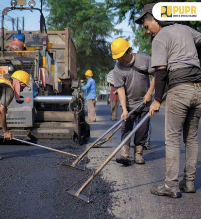 GoRiau Pembangunan Ulang Jalan Parit Indah di Pekanbaru Dimulai