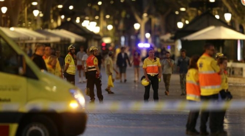 Teror Van di Barcelona, 13 Tewas dan 100 Terluka, Polisi Tembak 4 Pelaku