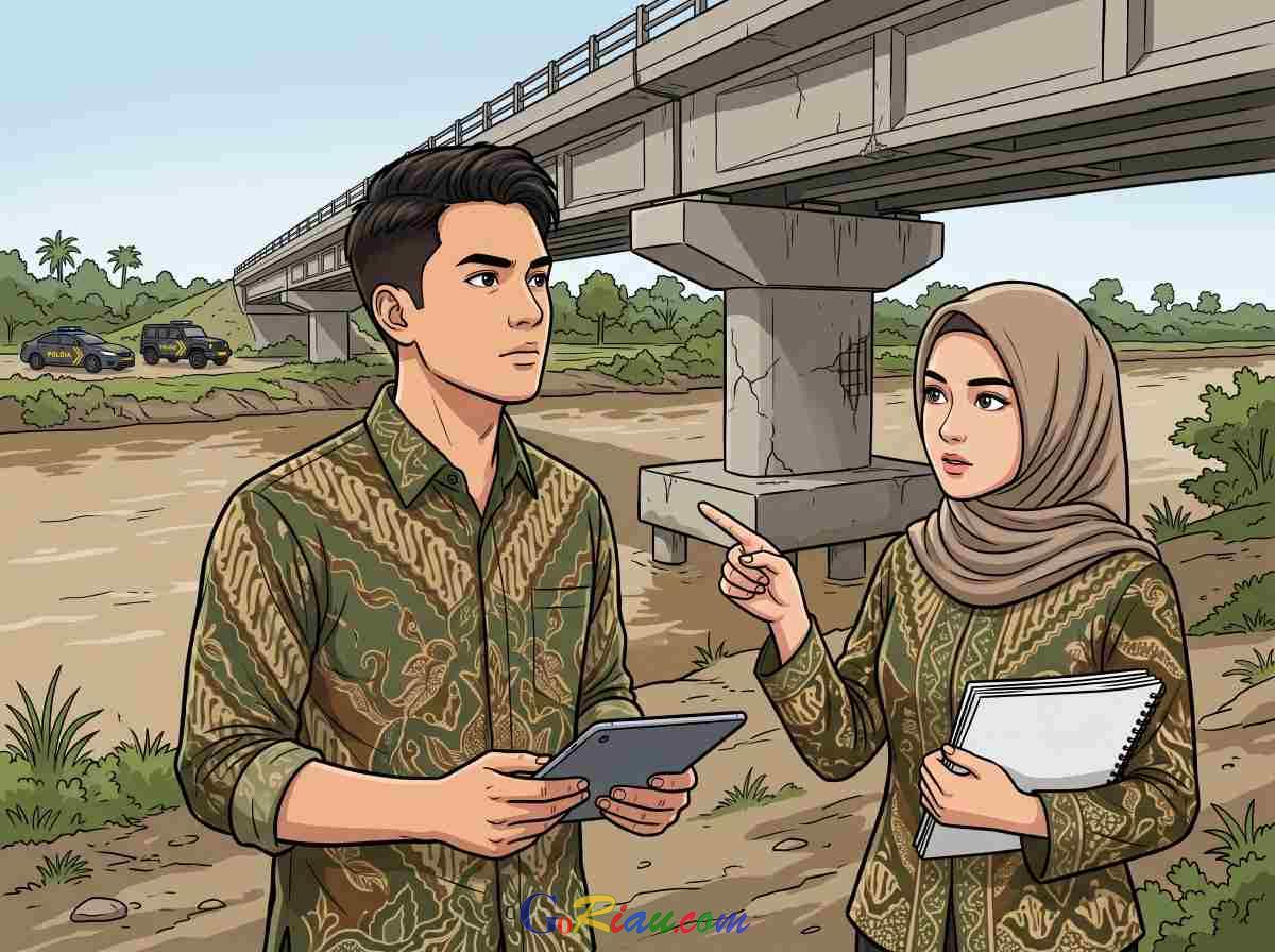 Usut Dugaan Korupsi Jembatan Air Hitam Rohil, Polda Riau Kantongi Identitas Tersangka
