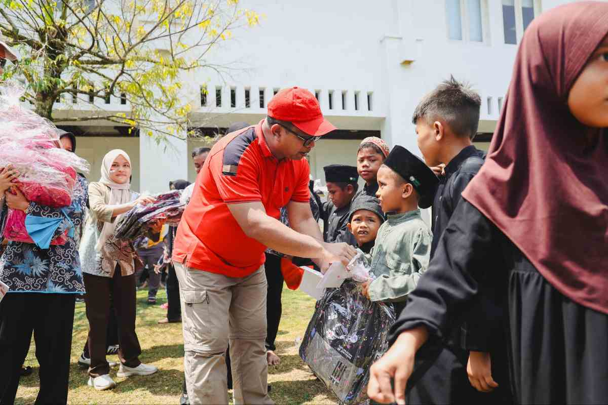 Ceria Anak-Anak Panti Rayakan Kemerdekaan HUT RI di PTPN IV Regional III