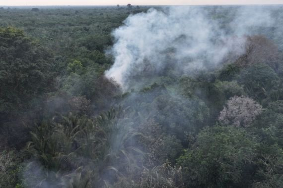 Tetapkan Tersangka Karhutla Temeran, Polisi Tahan Lansia 79 Tahun