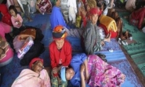 GoRiau Truk Pengangkut Anak-anak Pengungsi Sinabung ke Sekolah Terguling, 1 Tewas dan Puluhan Luka-luka