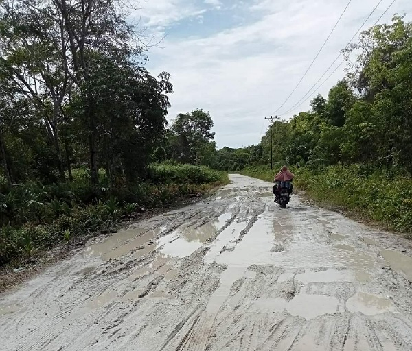 Kerusakan Jalan Poros Peranggas Menuju Kayu Ara, Sopandi: Perlu Perhatian Pemerintah Daerah