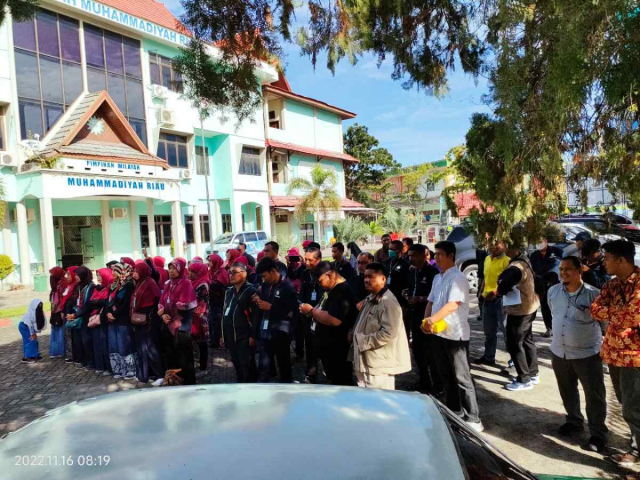 Lima Ratusan Warga Muhammadiyah Riau Hadiri Muktamar Muhammadiyah ke-48 di Surakarta