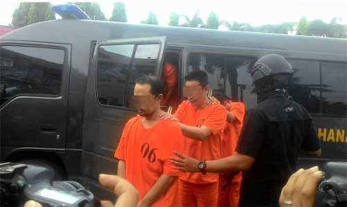 Antar 2 Kg Sabu dari Pekanbaru ke Rohul, Warga Negara Malaysia Ditangkap Polisi di Atas Jembatan Tandun