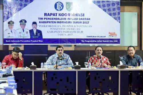 Hanya 2,58 Persen, Inflasi Inhil Terbaik di Riau Tahun 2016